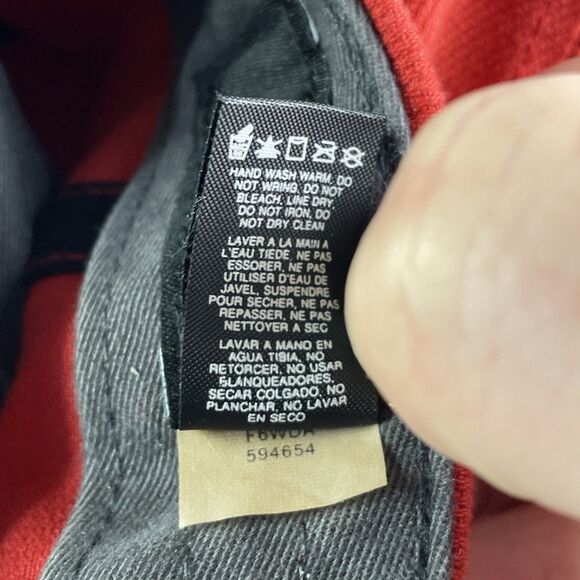 Gonzaga Bulldogs Zags Hat Cap Adjustable Red Nike Golf Needlecord Corduroy - Picture 12 of 12